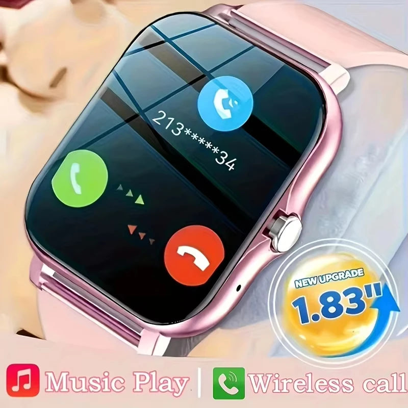 Smartwatch Bluetooth Elegante Unissex – Personalizável com +100 Temas