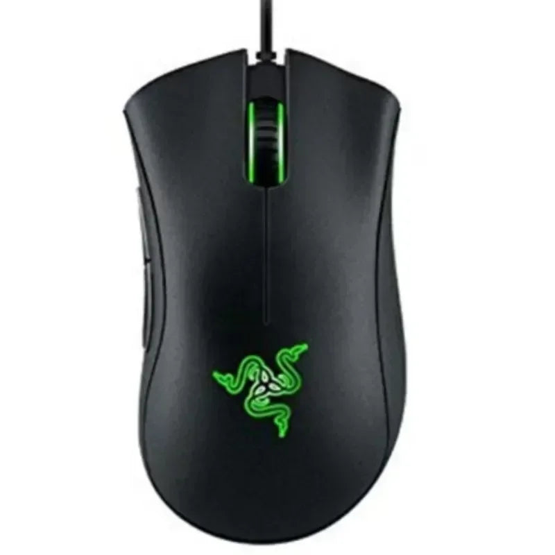 Razer DeathAdder Essential — Rato Gaming com Fio | Sensor Ótico 6400 DPI | Switches Mecânicos | Iluminação Chroma RGB | Ergonómico