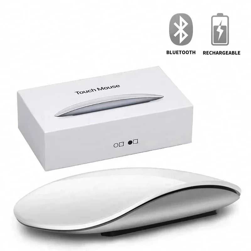 Rato Bluetooth Ultra-Slim Touch — Compatível com MacBook, iPad e iPhone | Design Apple Style | Silencioso