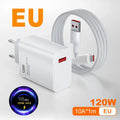 Xiaomi 120W Power Adapter Suit — Carregador Rápido 120W | Cabo USB-C Incluído | Compatível com Xiaomi, Android e USB-C