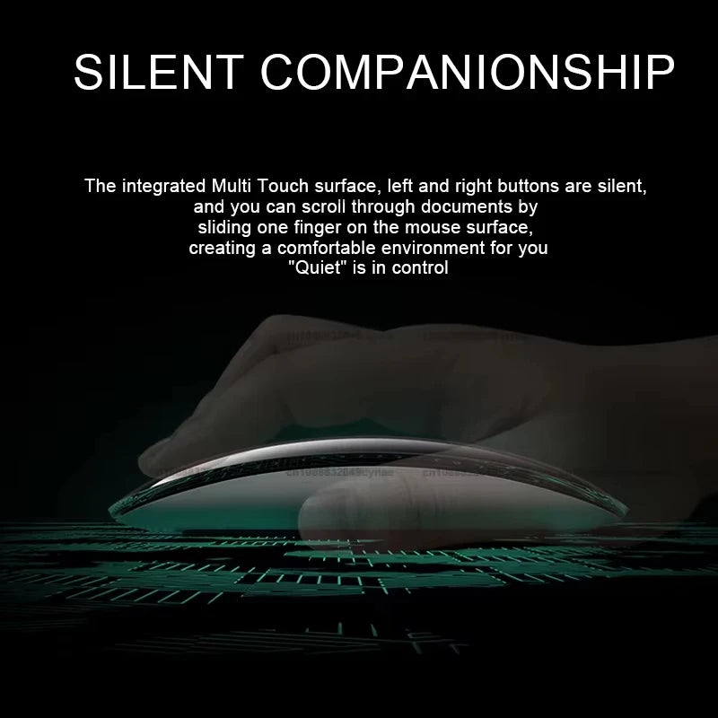 Rato Bluetooth Ultra-Slim Touch — Compatível com MacBook, iPad e iPhone | Design Apple Style | Silencioso