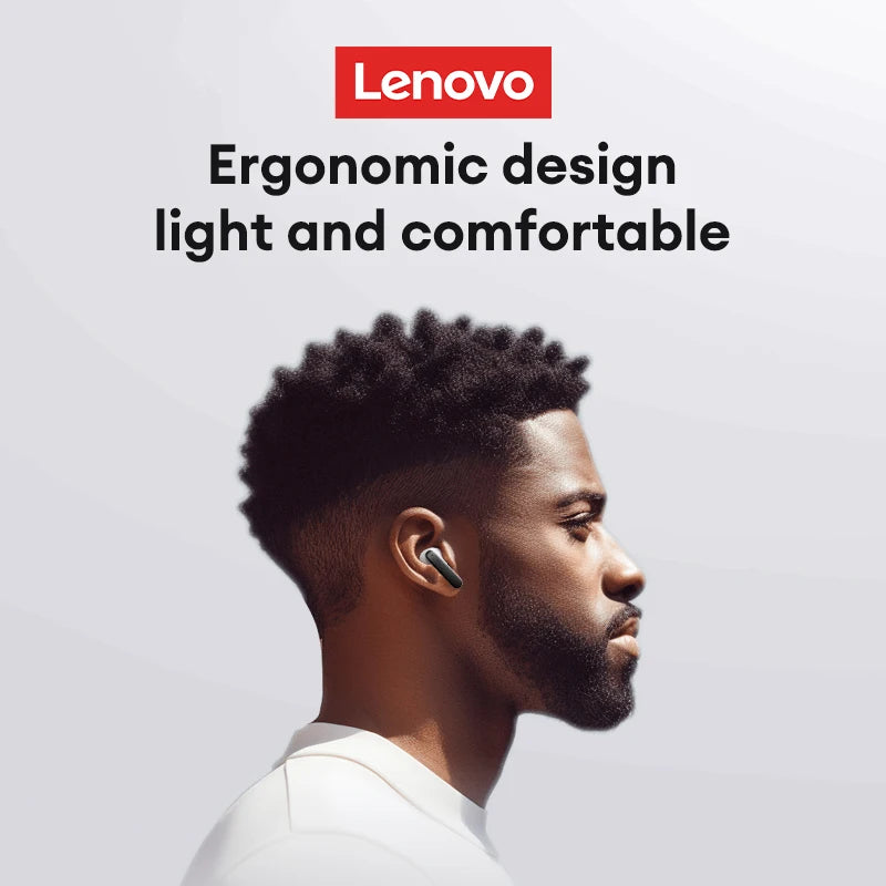 Lenovo ThinkPlus LP49 — Auriculares TWS Gaming & Música | Bluetooth 5.4 | Design Futurista