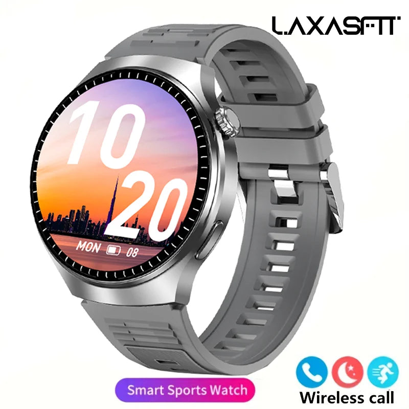 Smartwatch GT4 Pro Bluetooth – Elegância, Chamadas e Tecnologia no Seu Pulso