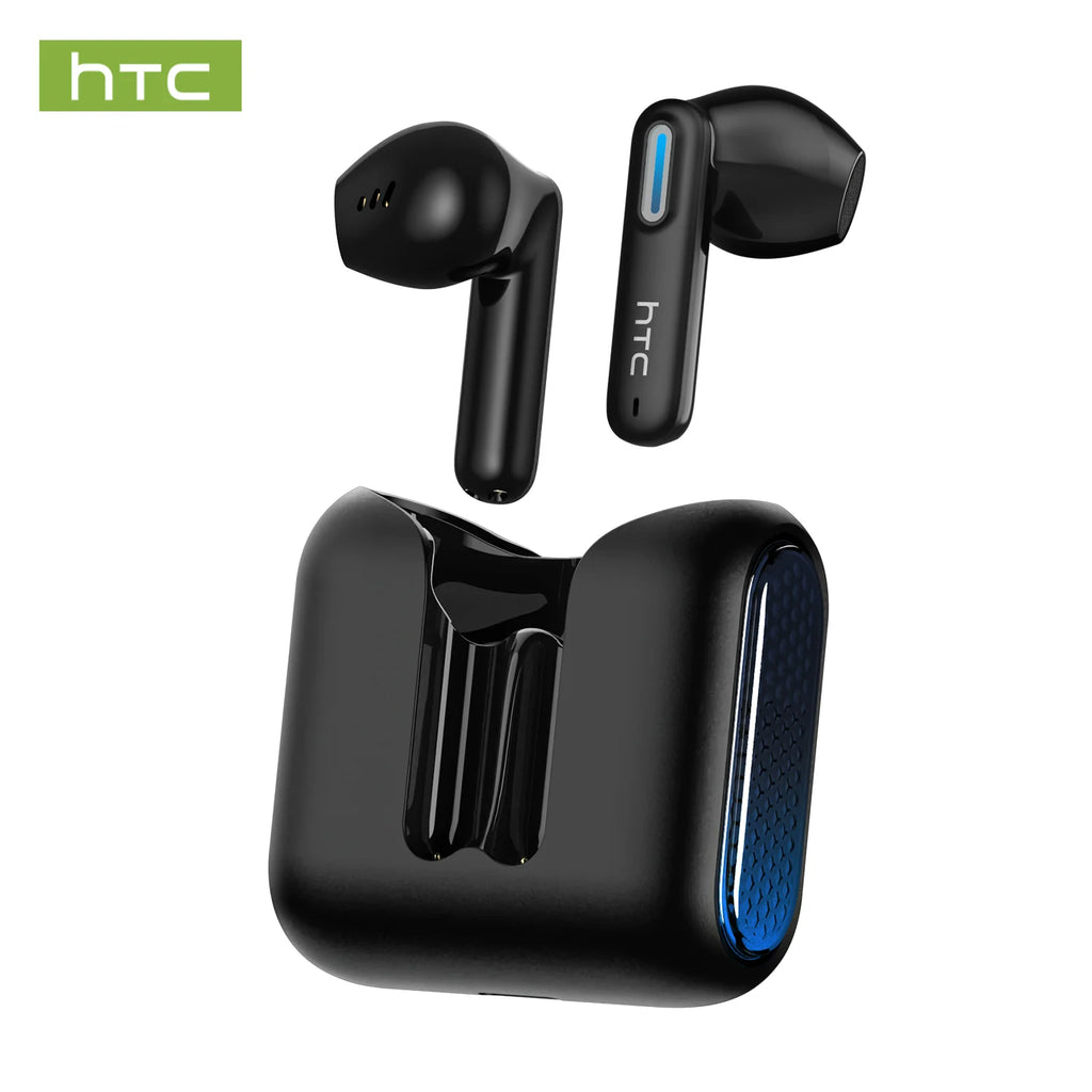 HTC TWS — Auriculares True Wireless | 40 Horas de Autonomia | Carregamento Rápido