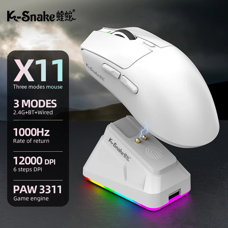 K-Snake X11 — Rato Gaming Tri-Mode