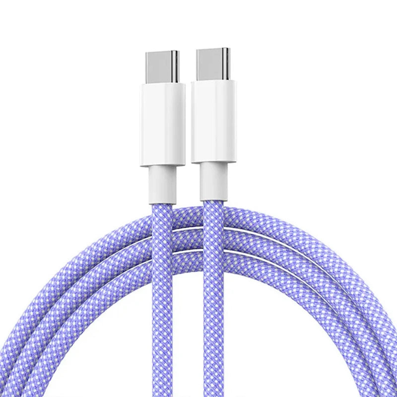 Cabos Type-C Multicolor para Android e iOS – Várias Medidas Disponíveis