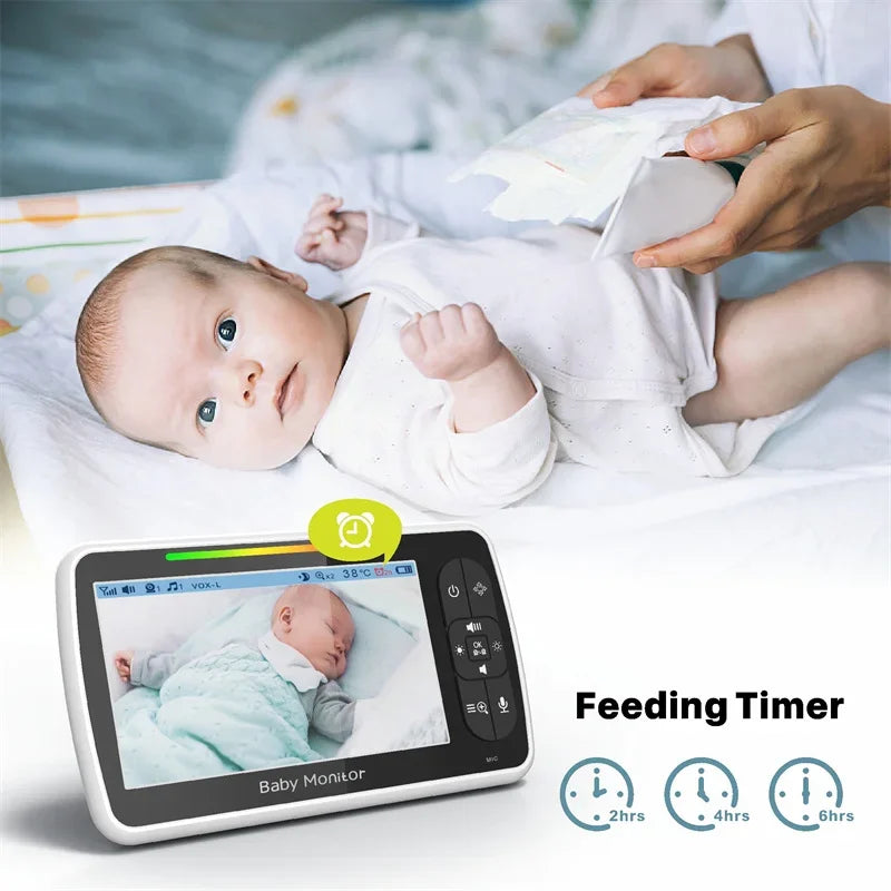 Baby Monitor com Ecrã 5" HD